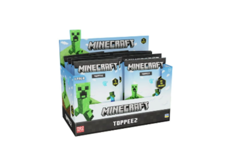 Minecraft: 3D Toppeez Foil Bag - 24 Piece CDU
