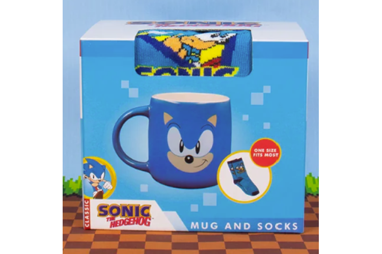 Sonic the Hedgehog Mug & Socks Set