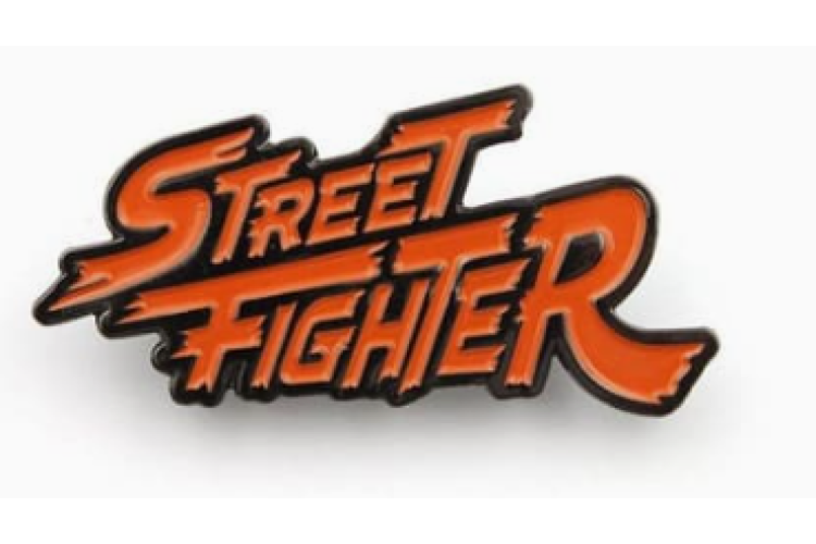 Street Fighter Pin Badge - Logo