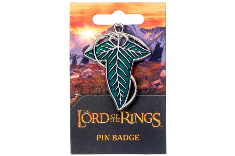LOTR Leaf Of Lorien Pin Badge